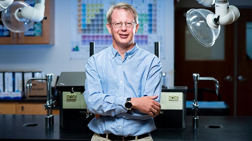 Portrait of Dr. Neil Fitzgerald) Photo by Carlo de Jesus/Marist University.